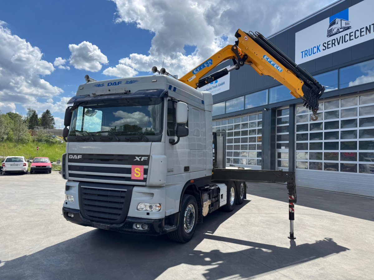 DAF XF510 Effer 255-5 6x2 SZM/Pritsche - Camión grúa: foto 1 DAF XF510 Effer 255-5 6x2 SZM/Pritsche - Camión grúa: foto 1