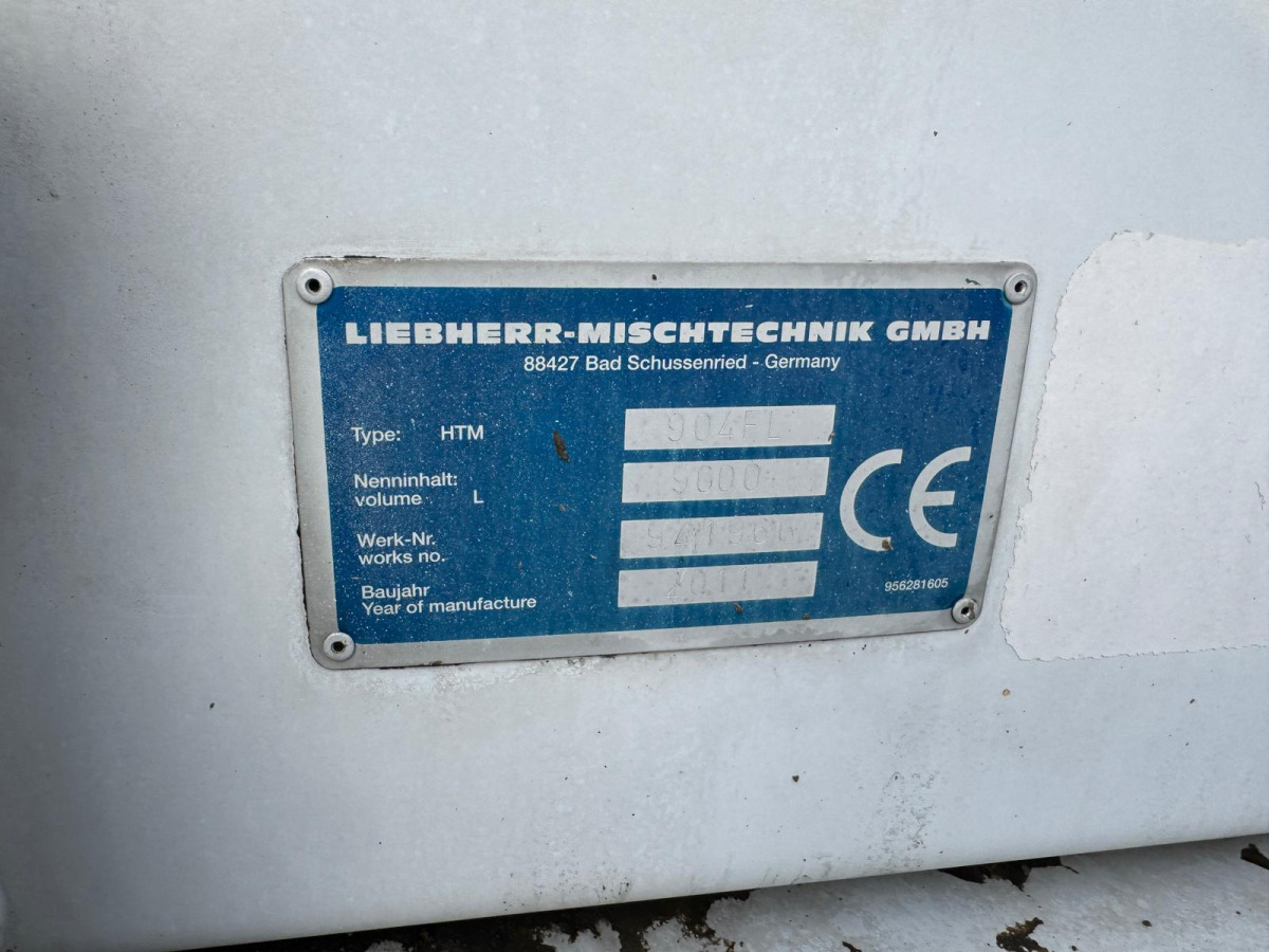 Camión hormigonera MAN TGS 32.480 8x4 Liebherr 9m3: foto 11