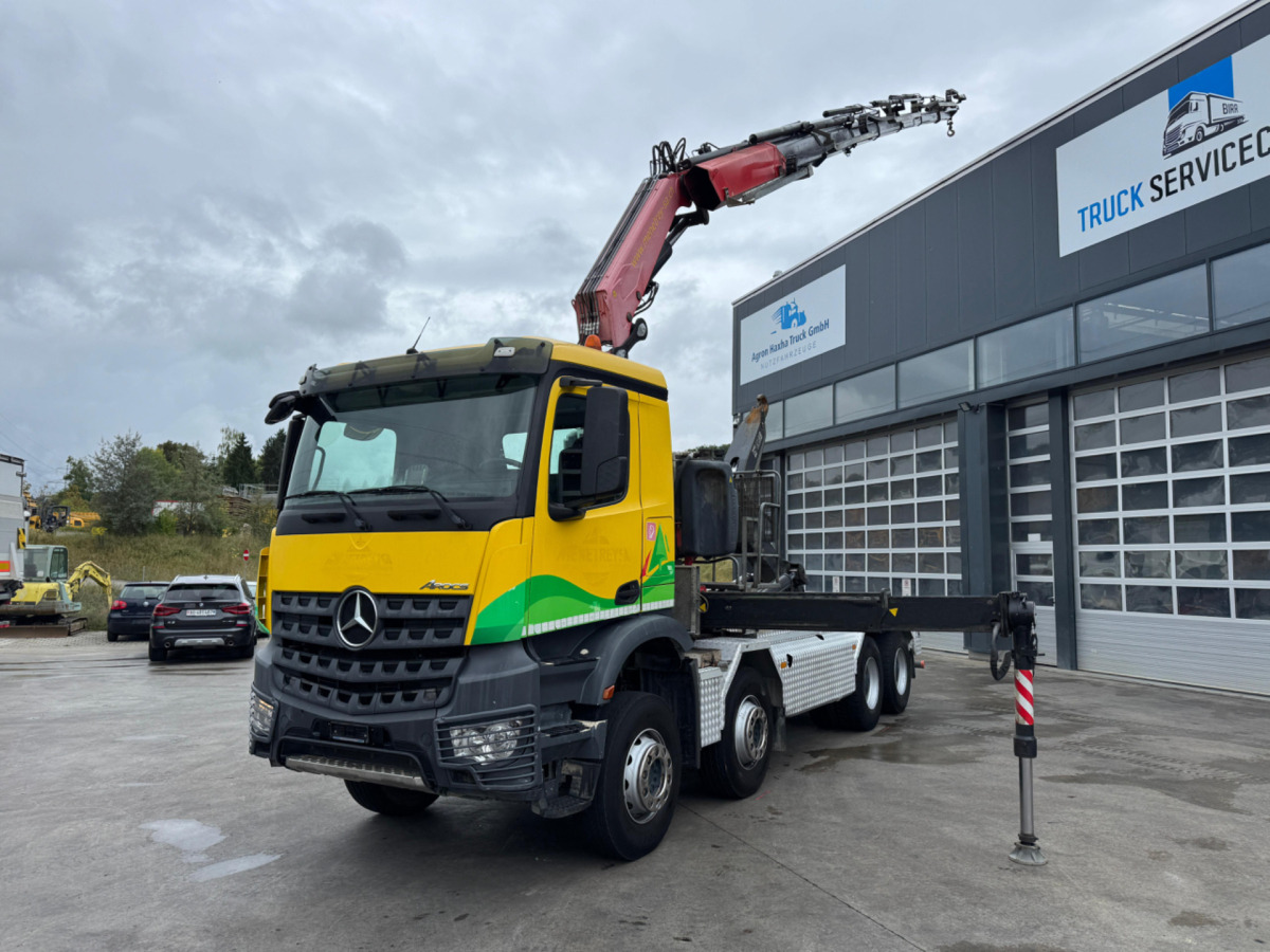 MERCEDES Arocs 3248 8x4 Fassi 315-7 mit Hiab 21T - Camión grúa: foto 1 MERCEDES Arocs 3248 8x4 Fassi 315-7 mit Hiab 21T - Camión grúa: foto 1
