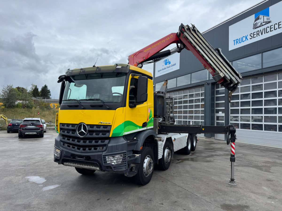 MERCEDES Arocs 3248 8x4 Fassi 315-7 mit Hiab 21T - Camión grúa: foto 2 MERCEDES Arocs 3248 8x4 Fassi 315-7 mit Hiab 21T - Camión grúa: foto 2