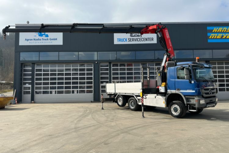 Camión grúa, Camión caja abierta Mercedes-Benz Actros 2648 6x4/4 Fassi455 SZM/Pritsche: foto 11