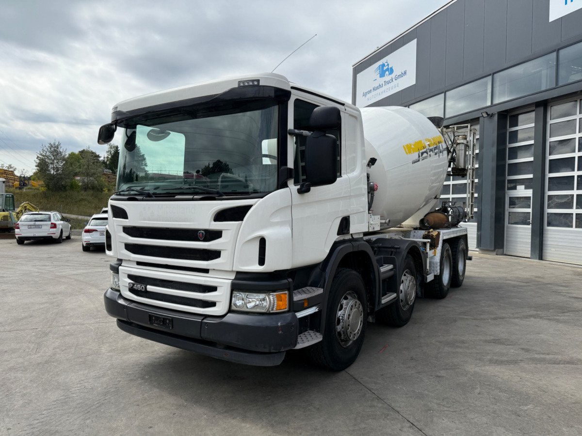 SCANIA P450 8x4 Stetter 9m3 - Camión hormigonera: foto 1 SCANIA P450 8x4 Stetter 9m3 - Camión hormigonera: foto 1