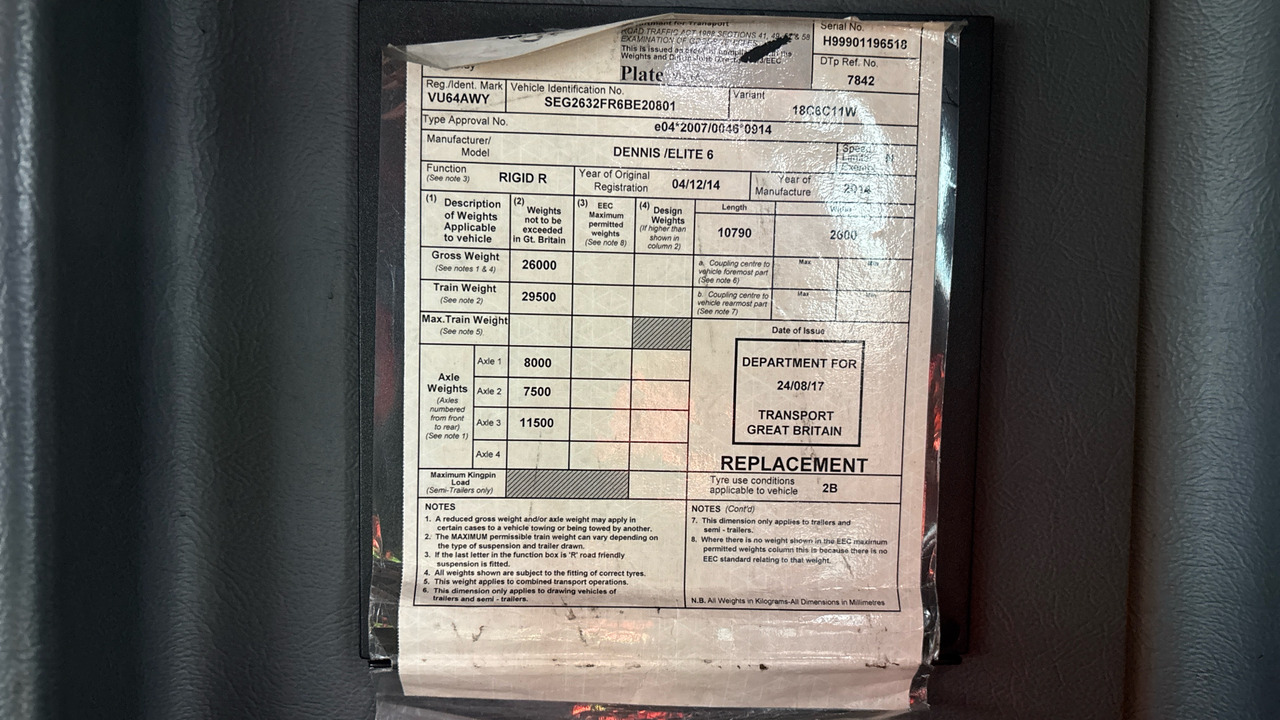 Camión de basura DENNIS ELITE 6: foto 11 Camión de basura DENNIS ELITE 6: foto 11