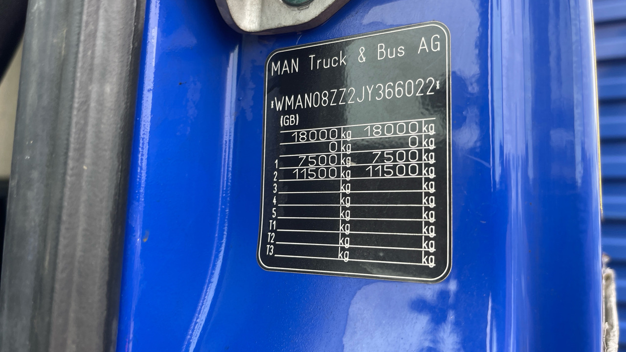 Camión caja abierta, Camión grúa Man TGM 18.250: foto 12