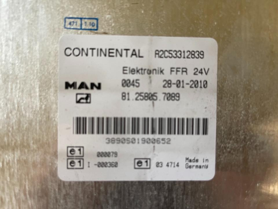 MAN CONTINENTAL VDO Elektronik FFR Steuergerät Nr 81.25805.7089 - Unidad de control para Camión: foto 2 MAN CONTINENTAL VDO Elektronik FFR Steuergerät Nr 81.25805.7089 - Unidad de control para Camión: foto 2
