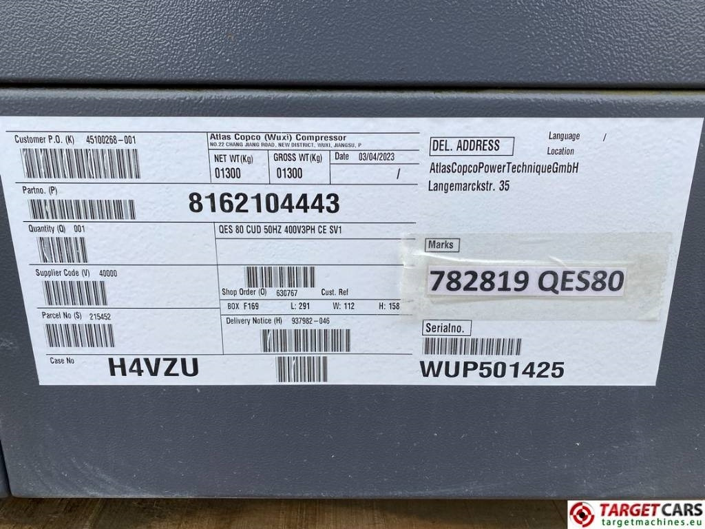 Generador industriale Atlas Copco QES80 Diesel 90KVA Generator 400/230V Unusde: foto 11 Generador industriale Atlas Copco QES80 Diesel 90KVA Generator 400/230V Unusde: foto 11
