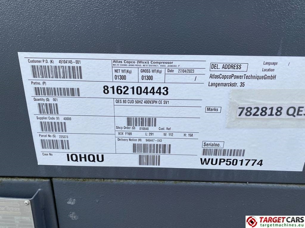 Generador industriale nuevo Atlas Copco QES80 Diesel 90KVA Generator 400/230V Unused: foto 11