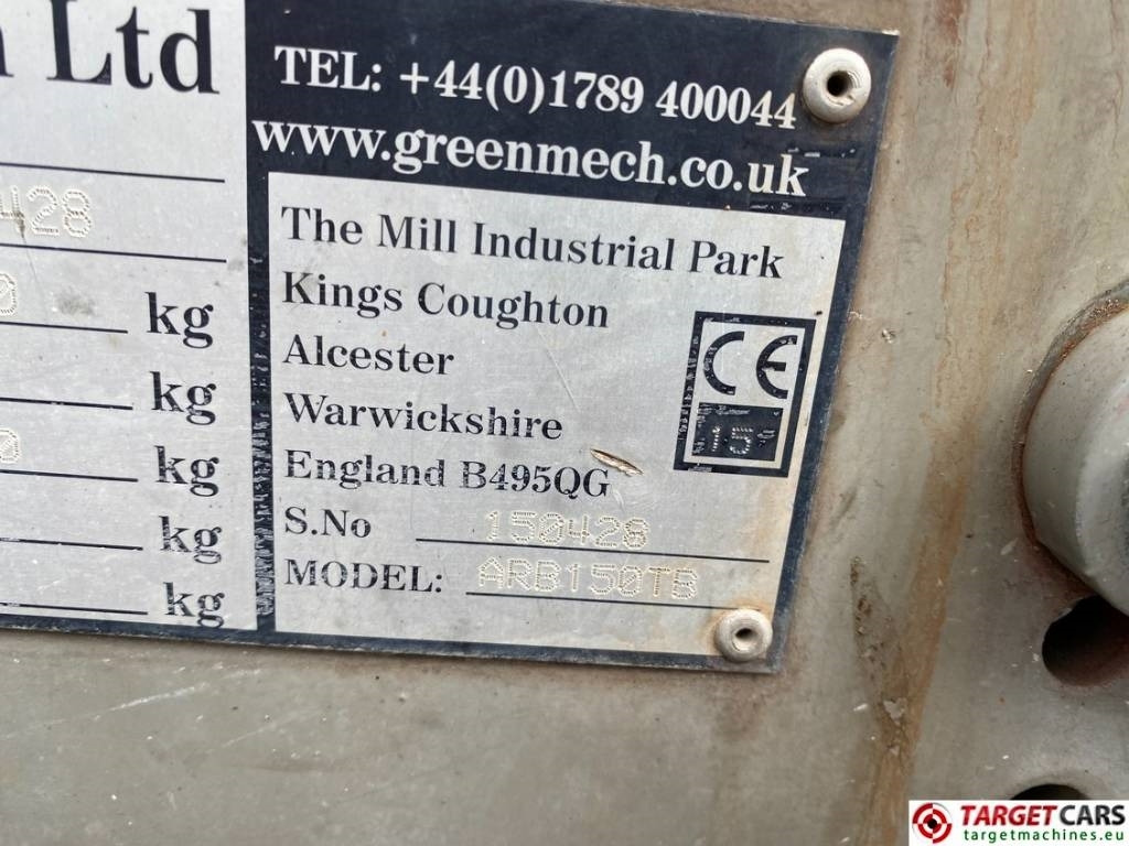 Trituradora de madera Greenmech Arborist ARB150TB Wood Chipper Diesel: foto 29