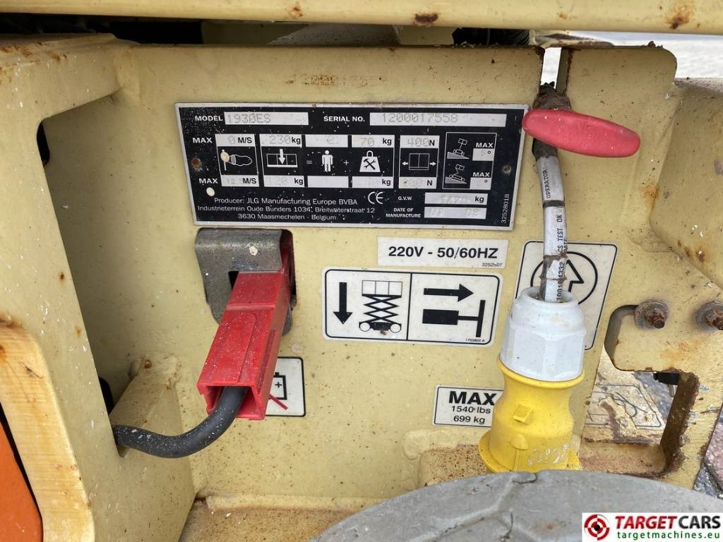 Plataforma de tijeras JLG 1930ES Electric Scissor Work Lift 772cm CE: foto 25 Plataforma de tijeras JLG 1930ES Electric Scissor Work Lift 772cm CE: foto 25