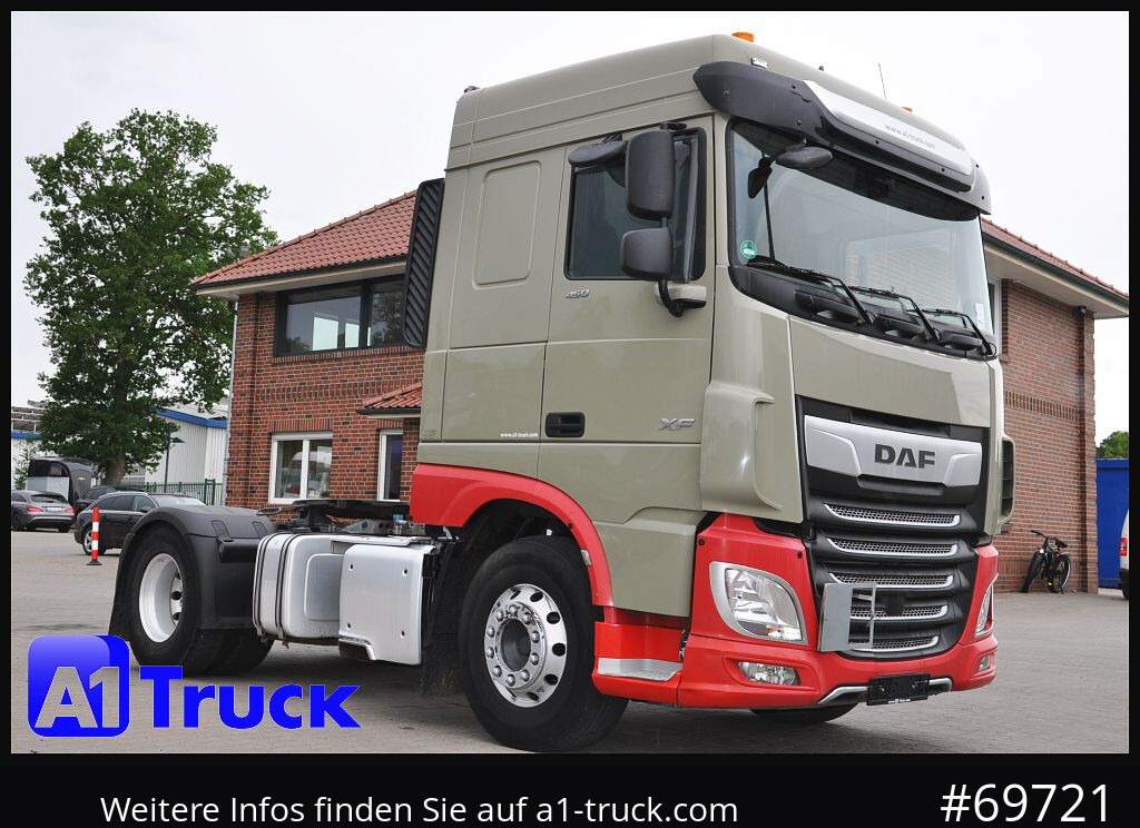 DAF XF 450 FT, Standklima, Hydraulik, - Cabeza tractora: foto 1 DAF XF 450 FT, Standklima, Hydraulik, - Cabeza tractora: foto 1
