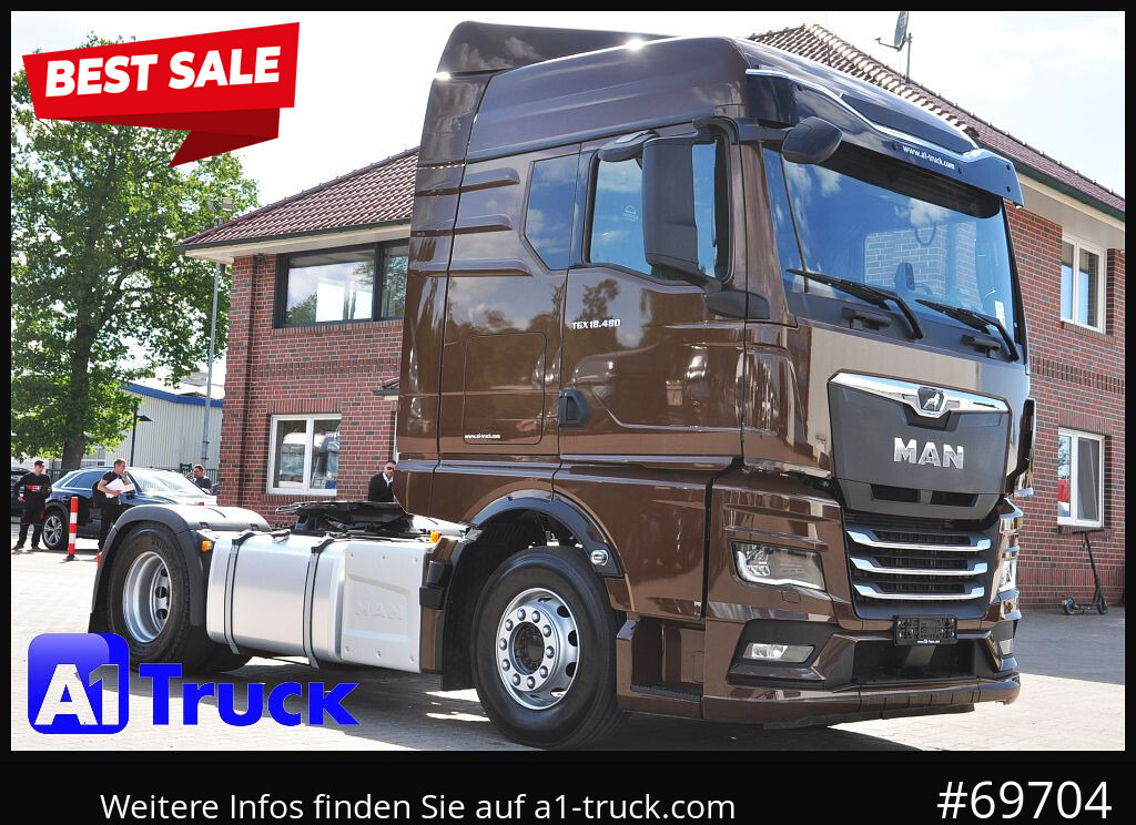MAN TGX 18,480 BLS Intarder Standklima, Soundsysem - Cabeza tractora: foto 1 MAN TGX 18,480 BLS Intarder Standklima, Soundsysem - Cabeza tractora: foto 1