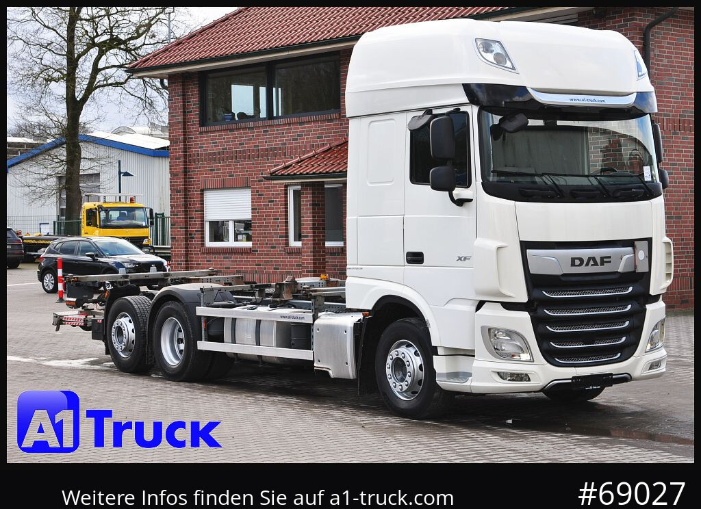 DAF XF 480 FAN Intarder LBW 2t. Lenkachse Steering - Camión portacontenedore/ Intercambiable: foto 1 DAF XF 480 FAN Intarder LBW 2t. Lenkachse Steering - Camión portacontenedore/ Intercambiable: foto 1