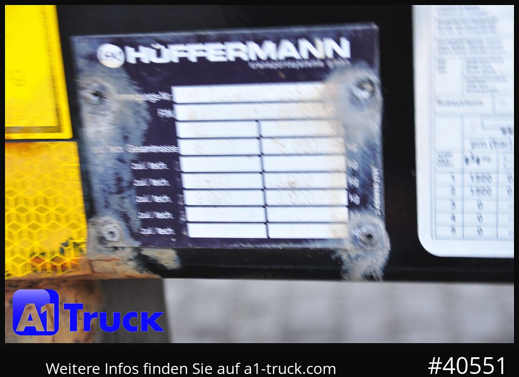 HUEFFERMANN HAR 1870, luft, Scheibenbremesen, - Remolque multilift/ Portacontenedores de cadenas: foto 5 HUEFFERMANN HAR 1870, luft, Scheibenbremesen, - Remolque multilift/ Portacontenedores de cadenas: foto 5