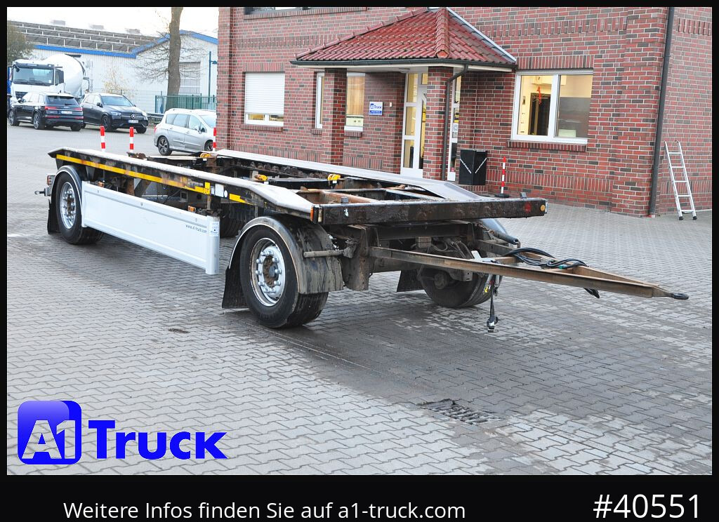 HUEFFERMANN HAR 1870, luft, Scheibenbremesen, - Remolque multilift/ Portacontenedores de cadenas: foto 1 HUEFFERMANN HAR 1870, luft, Scheibenbremesen, - Remolque multilift/ Portacontenedores de cadenas: foto 1