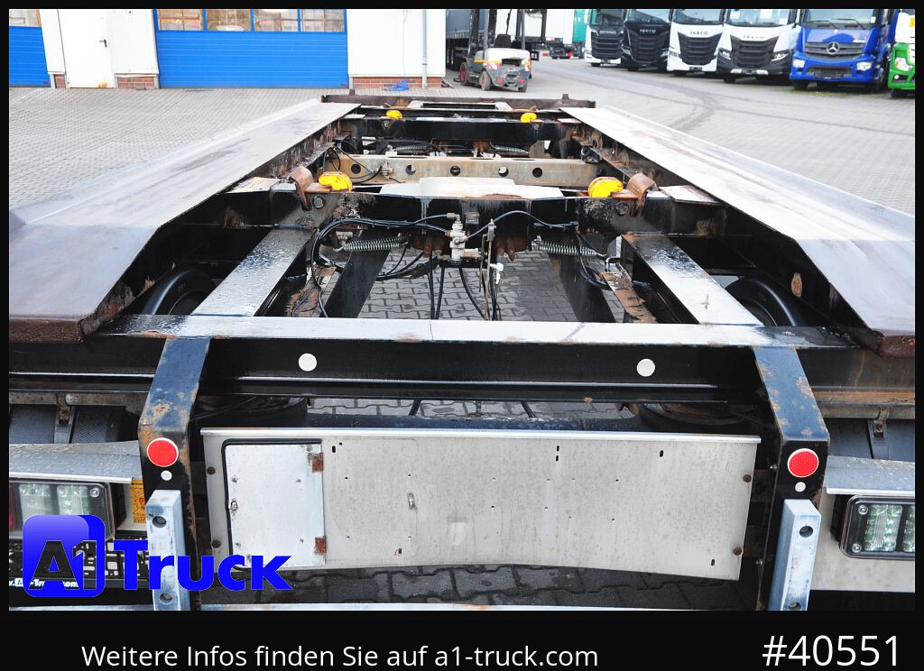 HUEFFERMANN HAR 1870, luft, Scheibenbremesen, - Remolque multilift/ Portacontenedores de cadenas: foto 2 HUEFFERMANN HAR 1870, luft, Scheibenbremesen, - Remolque multilift/ Portacontenedores de cadenas: foto 2