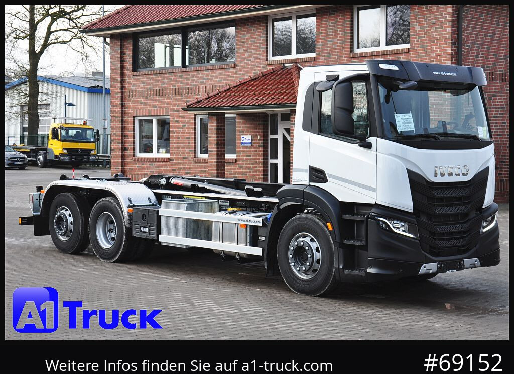 IVECO X-Way AD 420 Hiab 21S59 Lenk- Liftachse, - Camión multibasculante: foto 1 IVECO X-Way AD 420 Hiab 21S59 Lenk- Liftachse, - Camión multibasculante: foto 1