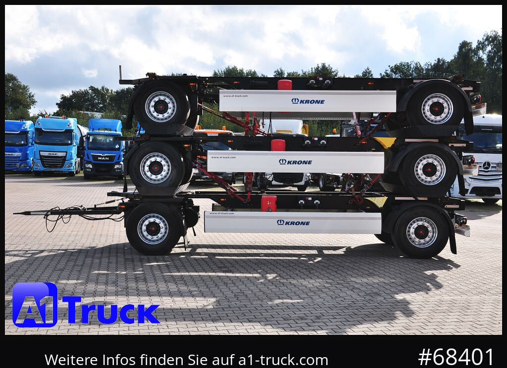 Remolque portacontenedore/ Intercambiable KRONE 3 er Paket Standard BDF, Bj  2017  SAF Achse: foto 13
