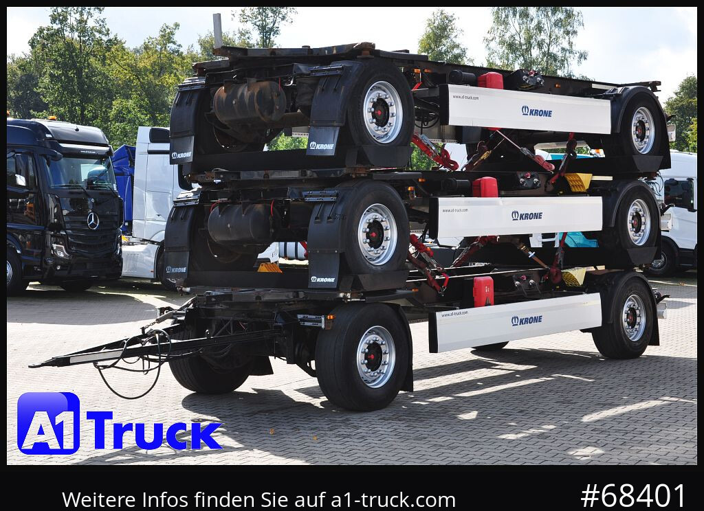 Remolque portacontenedore/ Intercambiable KRONE 3 er Paket Standard BDF, Bj  2017  SAF Achse: foto 14