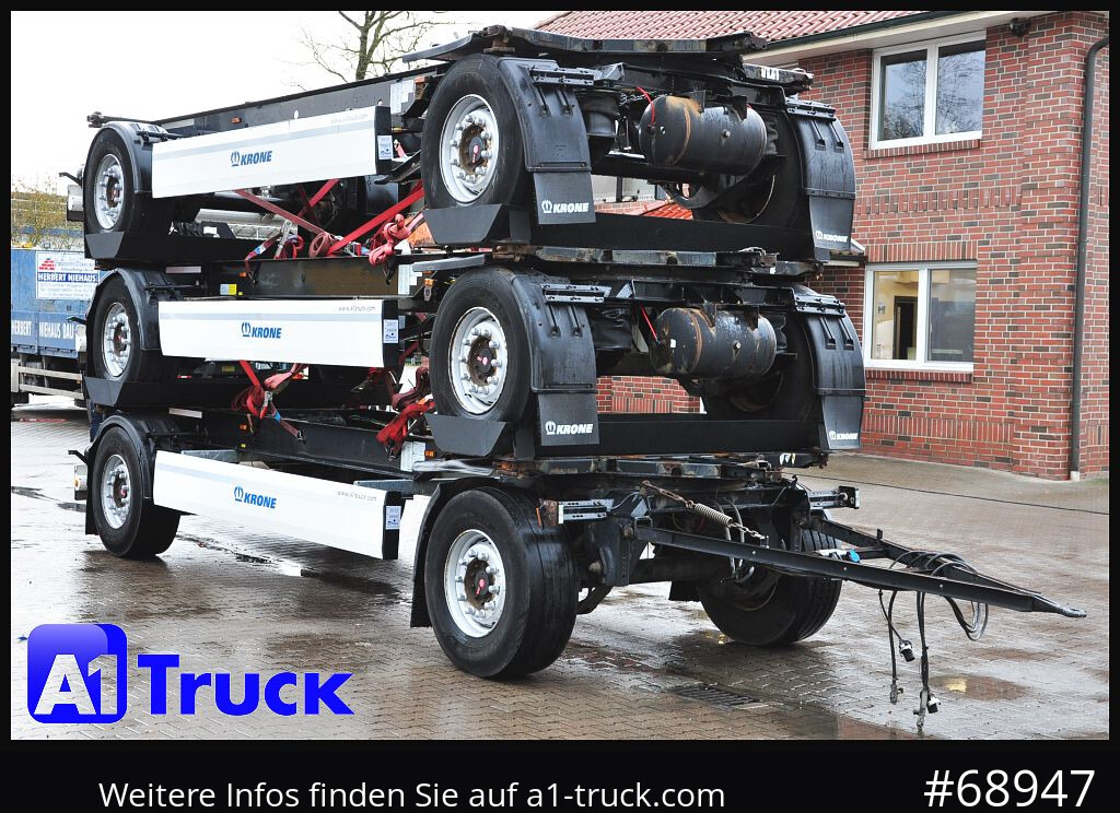 KRONE 3 er Paket Standard BDF, Bj 2017 SAF Achse - Remolque portacontenedore/ Intercambiable: foto 1 KRONE 3 er Paket Standard BDF, Bj 2017 SAF Achse - Remolque portacontenedore/ Intercambiable: foto 1
