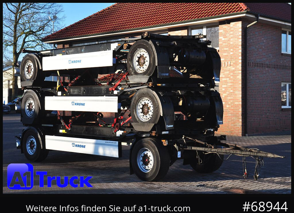 KRONE 3 er Paket Standard BDF, Bj 2017 SAF Achse - Remolque portacontenedore/ Intercambiable: foto 1 KRONE 3 er Paket Standard BDF, Bj 2017 SAF Achse - Remolque portacontenedore/ Intercambiable: foto 1