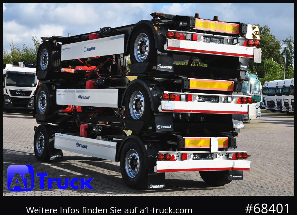 Remolque portacontenedore/ Intercambiable KRONE 3 er Paket Standard BDF, Bj  2017  SAF Achse: foto 12