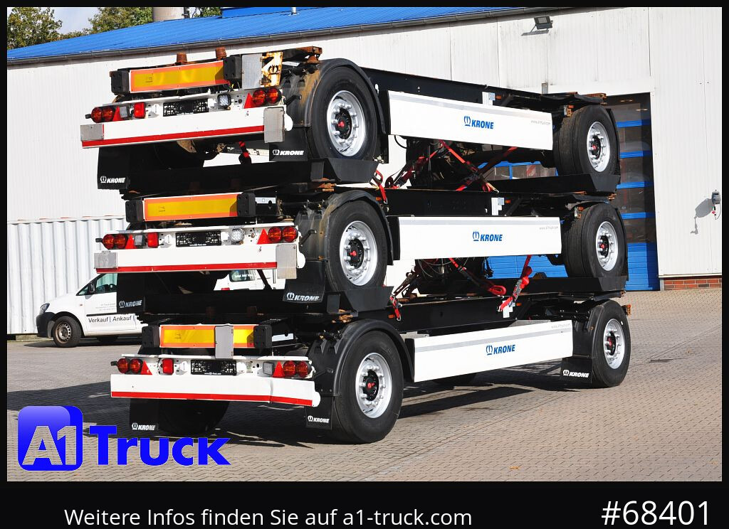 Remolque portacontenedore/ Intercambiable KRONE 3 er Paket Standard BDF, Bj  2017  SAF Achse: foto 10