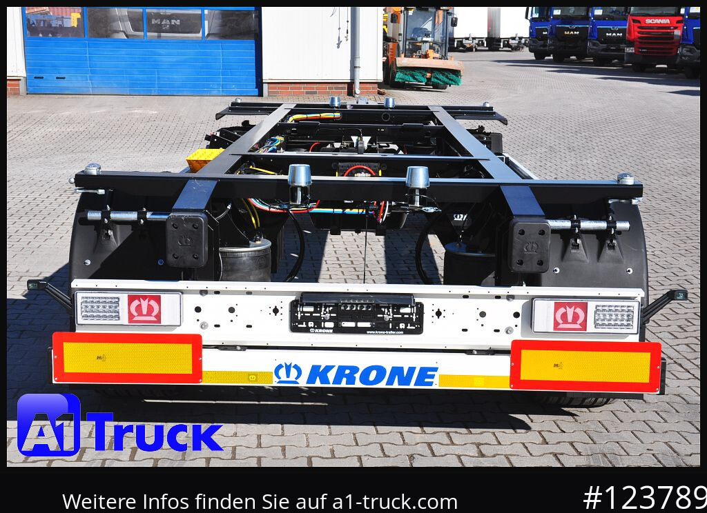 KRONE 5 x AZW 18, MAXI für 1120mm + 1320mm, SOFORT NEU - Remolque portacontenedore/ Intercambiable: foto 1 KRONE 5 x AZW 18, MAXI für 1120mm + 1320mm, SOFORT NEU - Remolque portacontenedore/ Intercambiable: foto 1