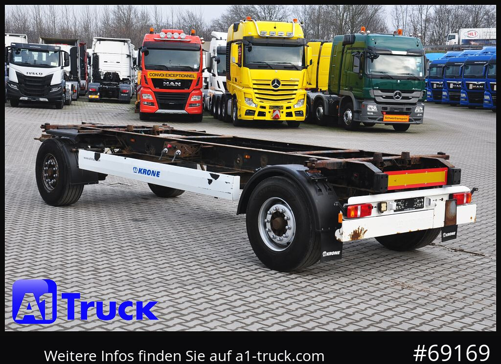 Remolque portacontenedore/ Intercambiable KRONE AZ 18, Standard BDF, BPW: foto 10