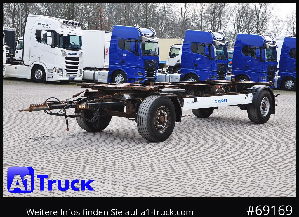 Remolque portacontenedore/ Intercambiable KRONE AZ 18, Standard BDF, BPW: foto 12