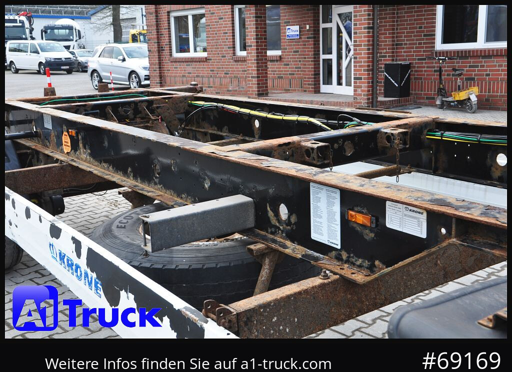 Remolque portacontenedore/ Intercambiable KRONE AZ 18, Standard BDF, BPW: foto 14