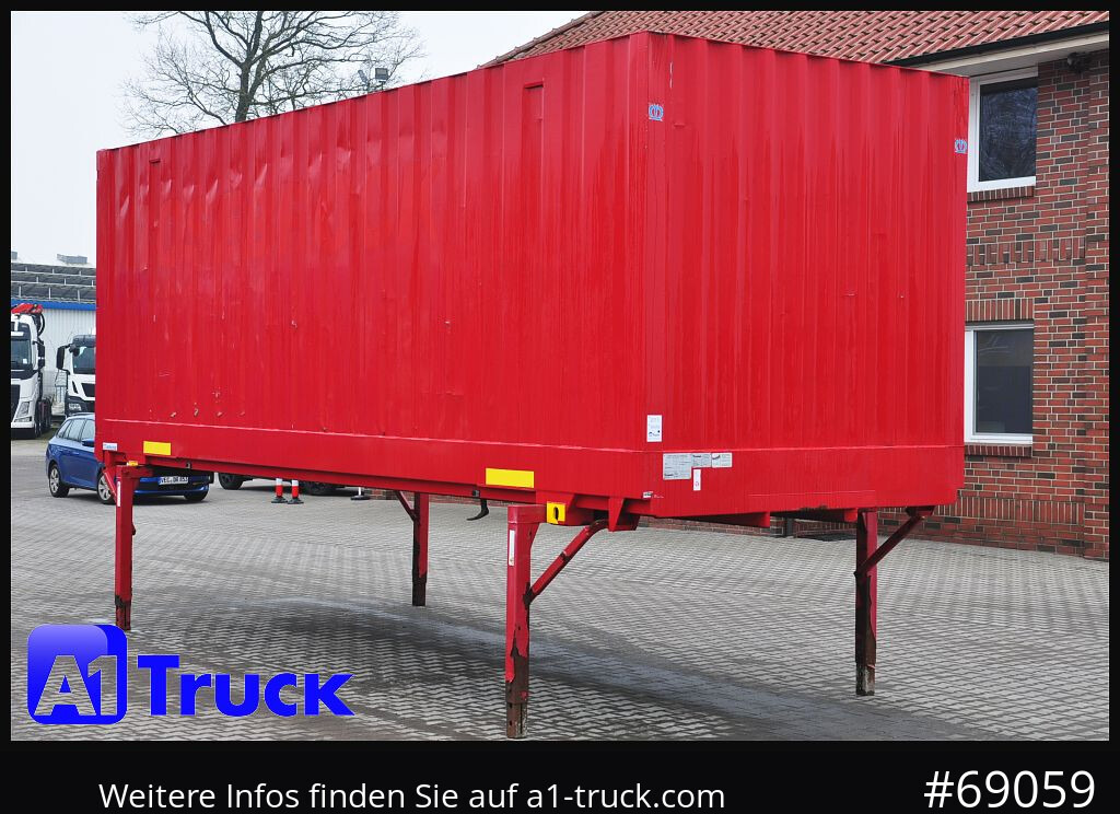 KRONE BDF 7,45 Wechselbrücke Koffer, Zurrösen in den Seitenwänden - Caja cerrada: foto 1 KRONE BDF 7,45 Wechselbrücke Koffer, Zurrösen in den Seitenwänden - Caja cerrada: foto 1