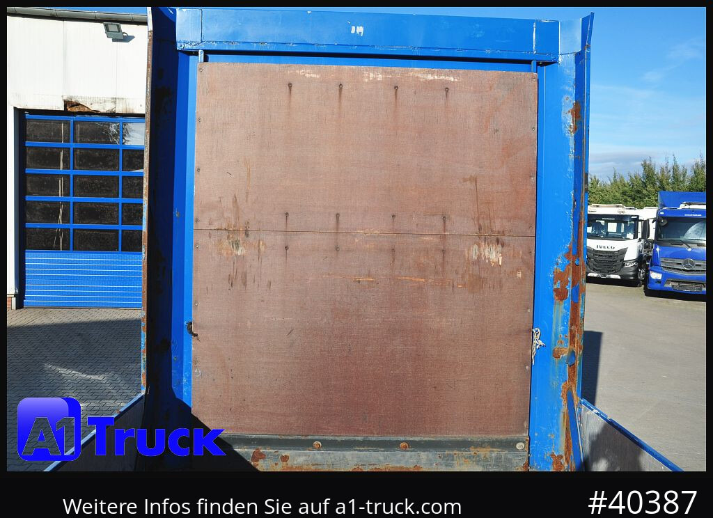 KRONE Mega, Pritsche, 1 Vorbesitzer, TÜV 01-2026, Staplerhalterung - Semirremolque plataforma/ Caja abierta: foto 5 KRONE Mega, Pritsche, 1 Vorbesitzer, TÜV 01-2026, Staplerhalterung - Semirremolque plataforma/ Caja abierta: foto 5