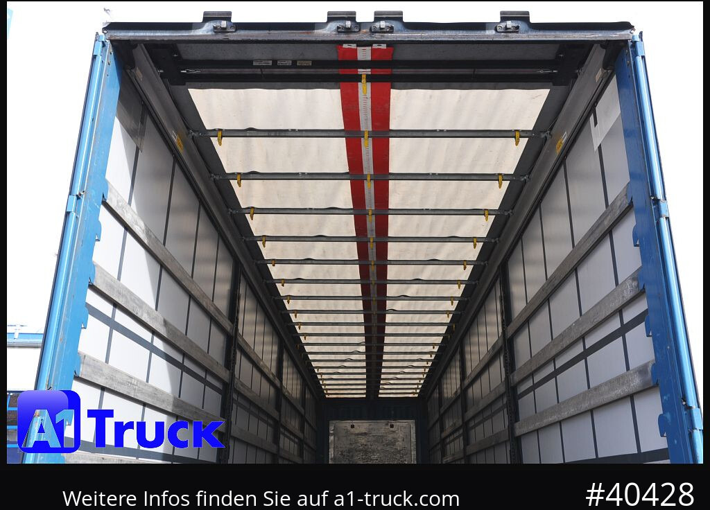 KRONE SD 27, Papier, Staplerhalterung, Bordwand, Lenkachse - Semirremolque lona: foto 4 KRONE SD 27, Papier, Staplerhalterung, Bordwand, Lenkachse - Semirremolque lona: foto 4