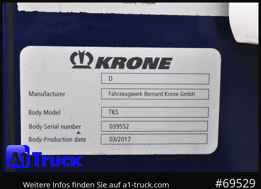 Semirremolque frigorífico KRONE SD, ThermoKing SLX i 300, Doppelstock,: foto 8