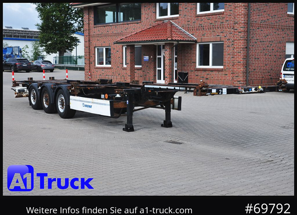 KRONE SDC, Containerchassis,  2x20/30/40 - Semirremolque portacontenedore/ Intercambiable: foto 1 KRONE SDC, Containerchassis,  2x20/30/40 - Semirremolque portacontenedore/ Intercambiable: foto 1