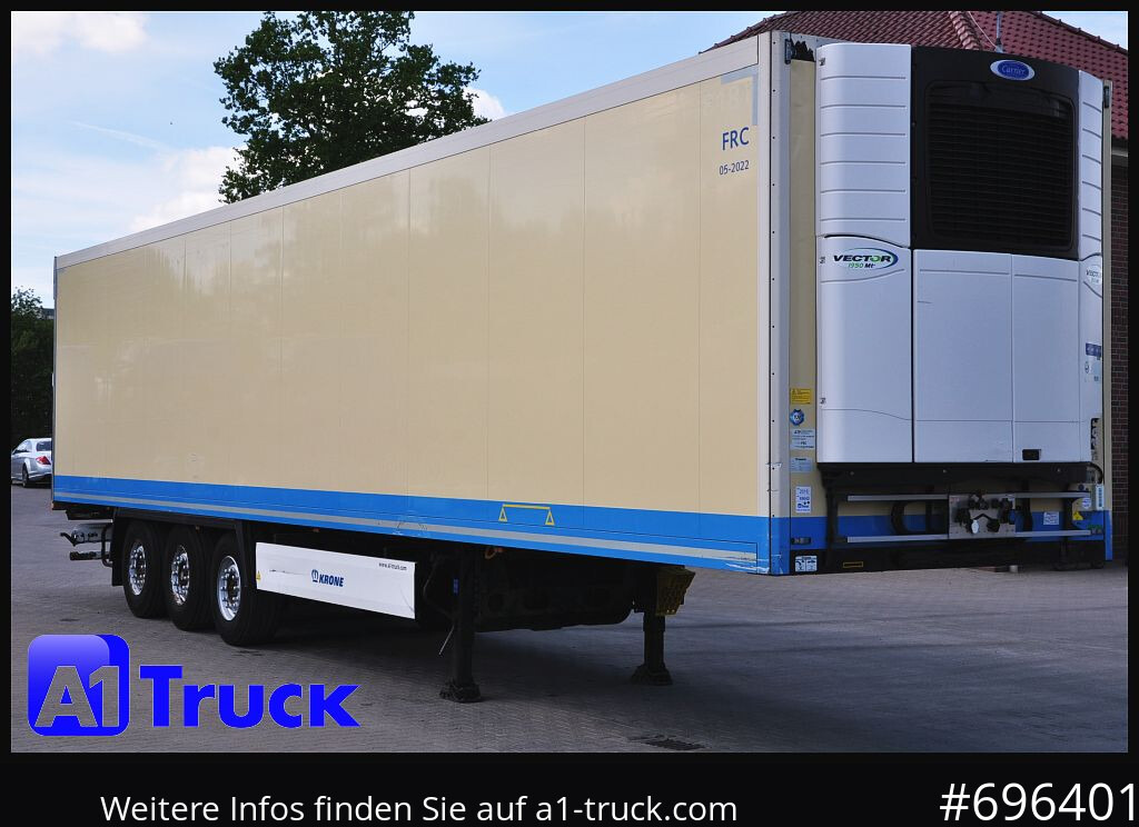 KRONE SDR 27 Carrier 1950 Mt., Lift, Multitemp. - Semirremolque frigorífico: foto 1 KRONE SDR 27 Carrier 1950 Mt., Lift, Multitemp. - Semirremolque frigorífico: foto 1