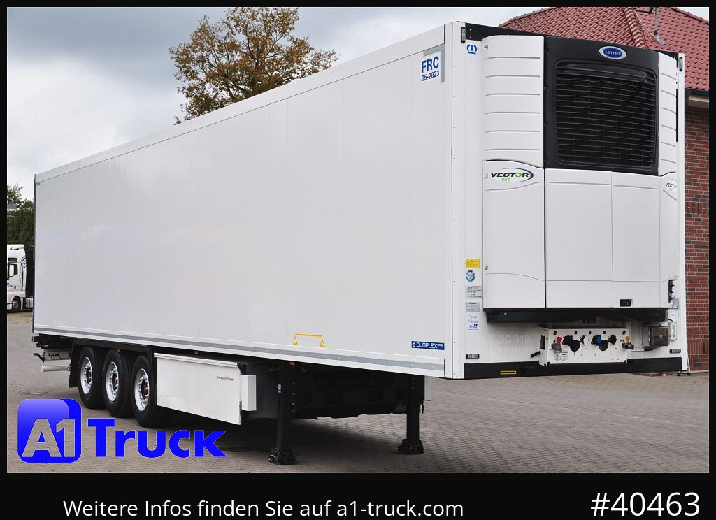 KRONE SDR 27, Rohrbahnen SAF Carrier Vector 1950, - Semirremolque frigorífico: foto 1 KRONE SDR 27, Rohrbahnen SAF Carrier Vector 1950, - Semirremolque frigorífico: foto 1