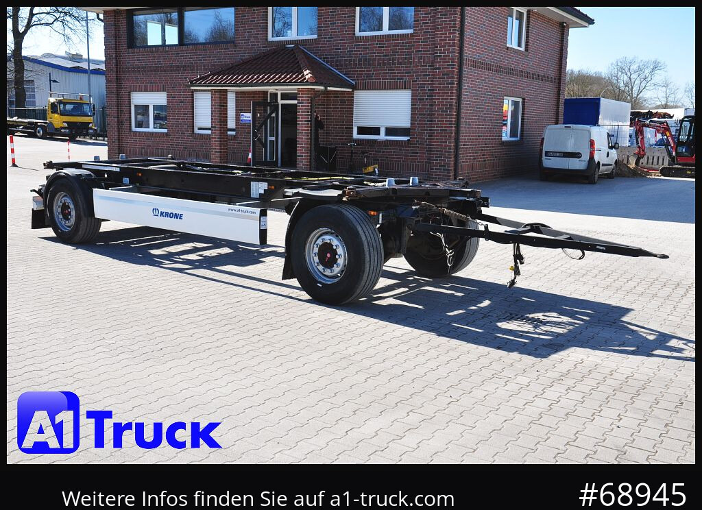 KRONE Standard BDF Anhänger für 7,45 WB, 1 Vorbesitzer - Remolque portacontenedore/ Intercambiable: foto 1 KRONE Standard BDF Anhänger für 7,45 WB, 1 Vorbesitzer - Remolque portacontenedore/ Intercambiable: foto 1