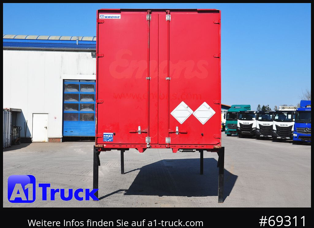 Caja cerrada KRONE WB BDF 7,45 Koffer,  2770mm innen, beschädigt: foto 12