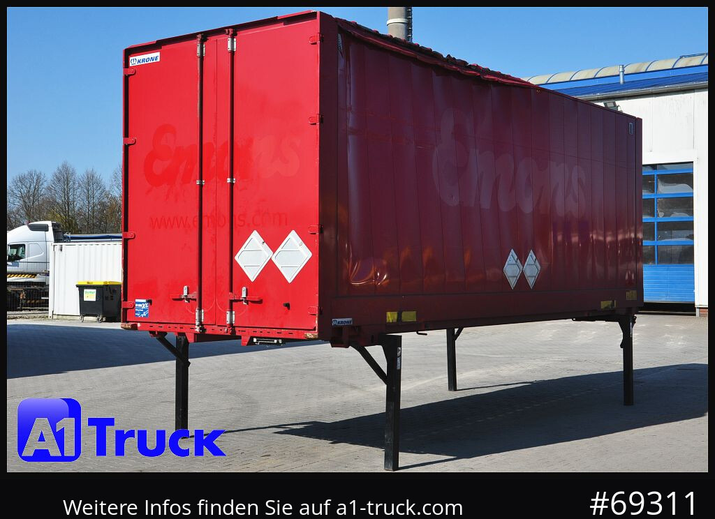 Caja cerrada KRONE WB BDF 7,45 Koffer,  2770mm innen, beschädigt: foto 11