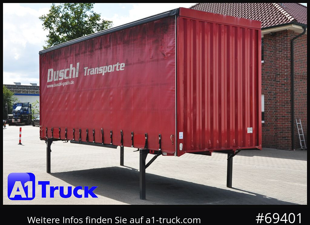 KRONE Wechselbrücke Jumbo BDF 7,82 - Toldo carrocería: foto 1 KRONE Wechselbrücke Jumbo BDF 7,82 - Toldo carrocería: foto 1