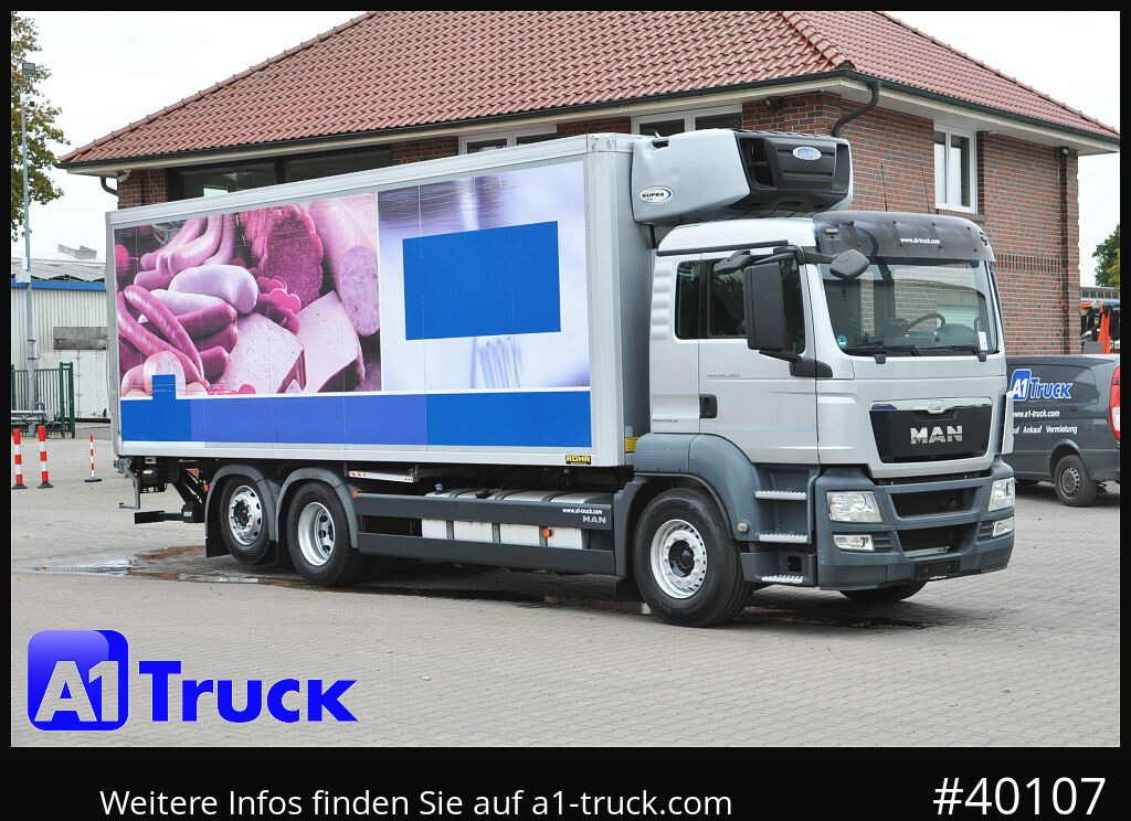 MAN TGS 26.360, Carrier 1150 Rolltor+ LBW, Lift - Camión frigorífico: foto 1 MAN TGS 26.360, Carrier 1150 Rolltor+ LBW, Lift - Camión frigorífico: foto 1