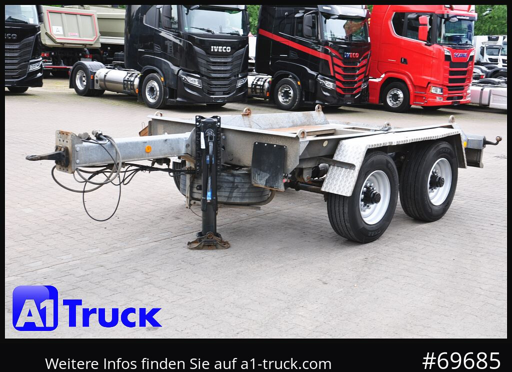 Remolque multilift/ Portacontenedores de cadenas MEILLER HKM A13, Tandem Absetzanhänger,  BPW LED: foto 13
