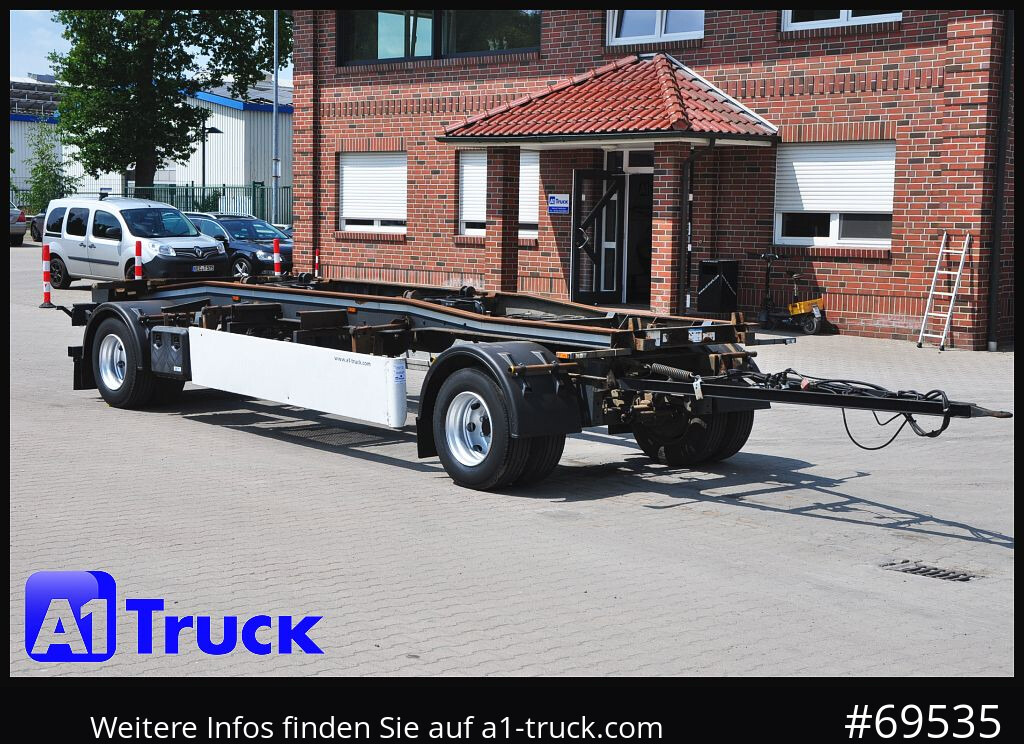 MEILLER HKM G 18 SZL BPW, Schlitten, Abrollanhänger - Remolque multilift/ Portacontenedores de cadenas: foto 1 MEILLER HKM G 18 SZL BPW, Schlitten, Abrollanhänger - Remolque multilift/ Portacontenedores de cadenas: foto 1