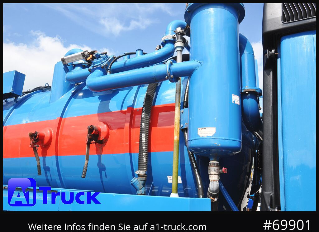 MERCEDES-BENZ 2541 Actros Saug-Spülwagen Hellmers, 15,5m³, - Limpieza de alcantarillado: foto 2 MERCEDES-BENZ 2541 Actros Saug-Spülwagen Hellmers, 15,5m³, - Limpieza de alcantarillado: foto 2