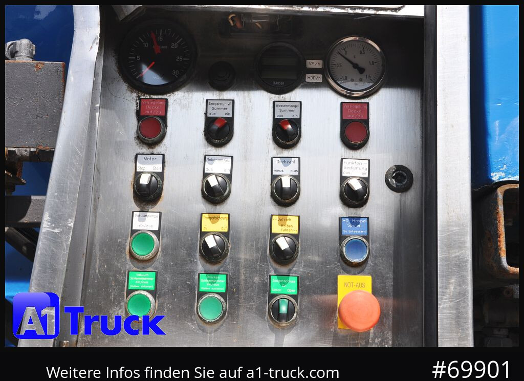 MERCEDES-BENZ 2541 Actros Saug-Spülwagen Hellmers, 15,5m³, - Limpieza de alcantarillado: foto 3 MERCEDES-BENZ 2541 Actros Saug-Spülwagen Hellmers, 15,5m³, - Limpieza de alcantarillado: foto 3