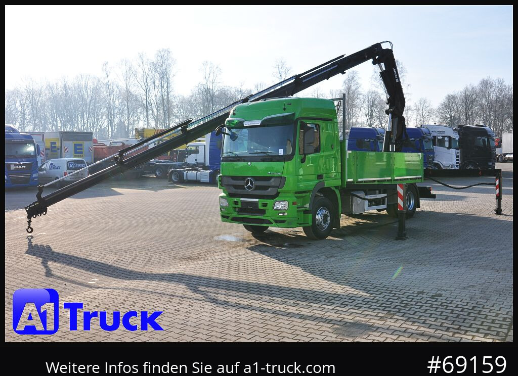 Camión grúa MERCEDES-BENZ Actros 1844 MP3, Kran MKG 291 HP 5+3 Funk, TÜV 06/2026: foto 12
