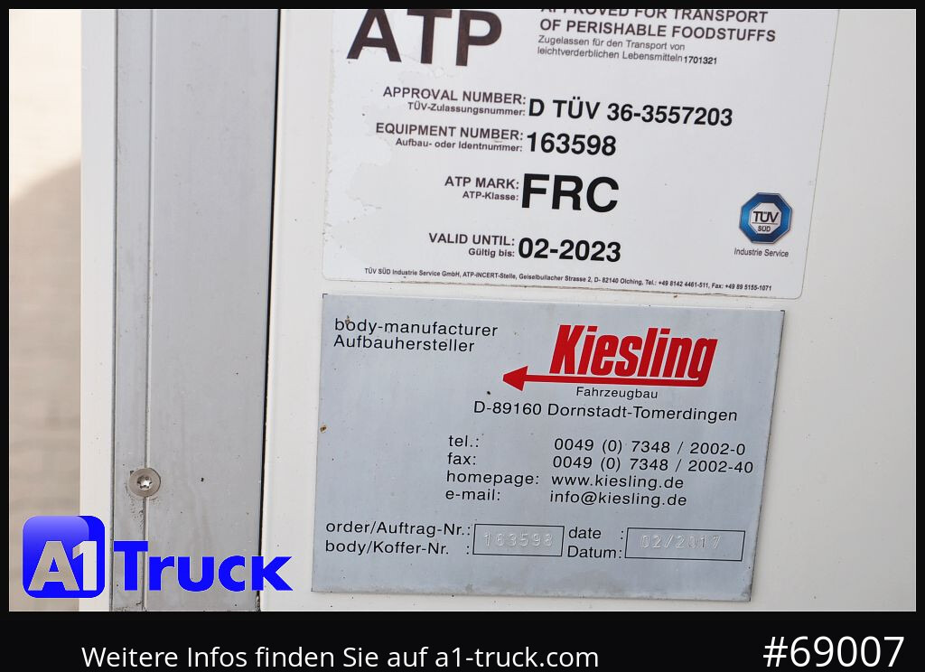 RENAULT D16- 280 Klima, TK 1000 R LBW+Türen - Camión frigorífico: foto 4 RENAULT D16- 280 Klima, TK 1000 R LBW+Türen - Camión frigorífico: foto 4