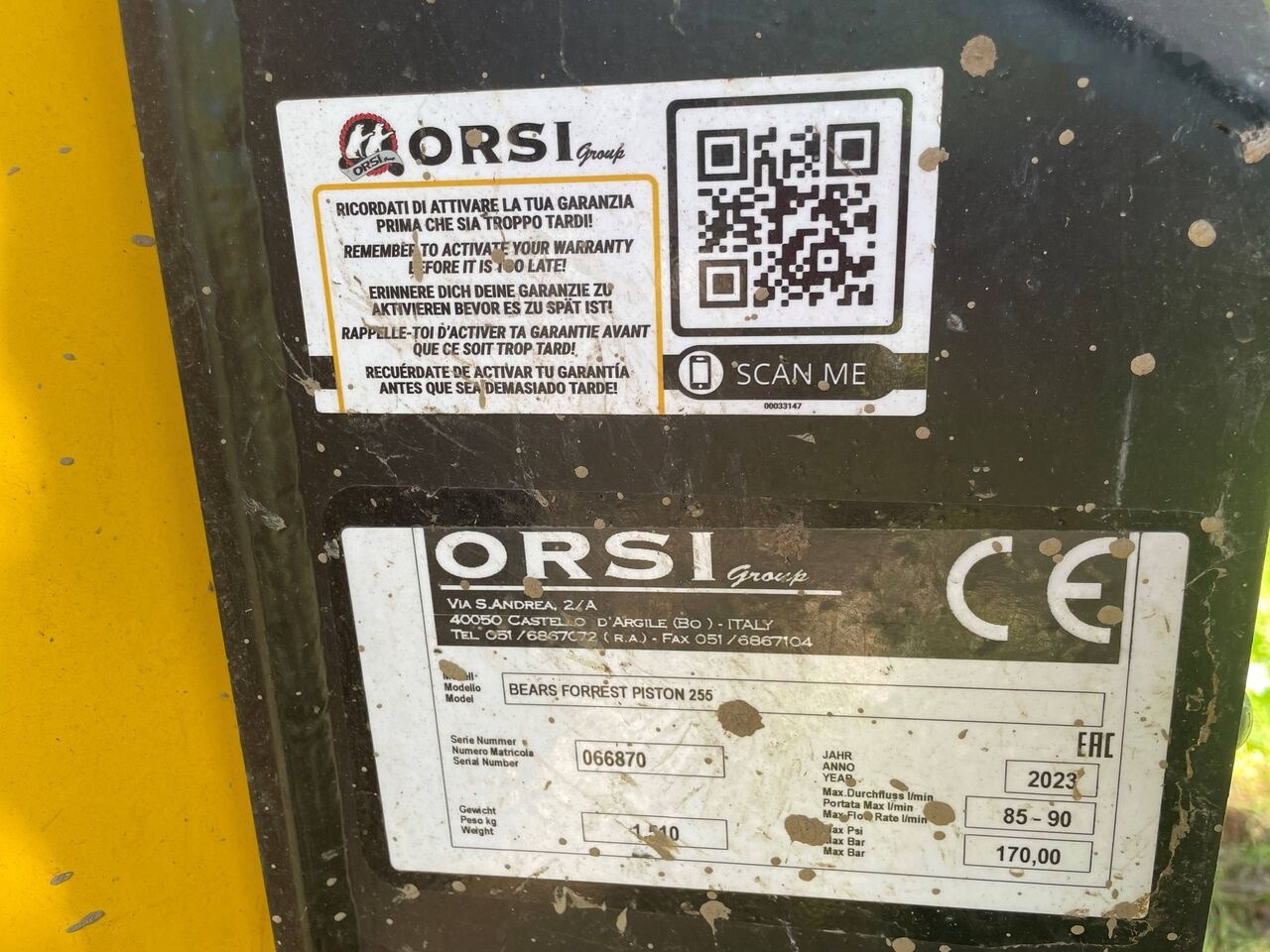 Desbrozadora de martillos/ Trituradora Orsi BEARS FORREST 255: foto 8