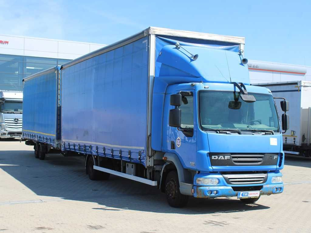 DAF FA LF 45, EURO 5, PNEU 80% + TRAILER AGADOS - Camión lona: foto 2 DAF FA LF 45, EURO 5, PNEU 80% + TRAILER AGADOS - Camión lona: foto 2